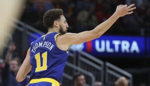 Klay Thompson legt gegen Houston eine Dreier-Explosion wie zu besten Zeiten hin.