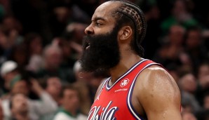 James Harden versenkte die Boston Celtics mit 45 Punkten.