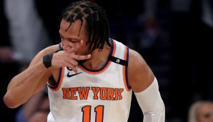 Jalen Brunson führte die Knicks mit 30 Punkten zum Sieg gegen Miami.