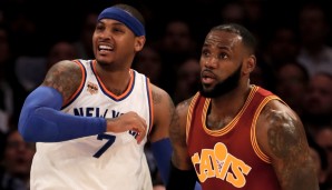 Carmelo Anthony und LeBron James sind Teil der legendären Draft Class von 2003.