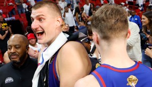 Nikola Jokic führte die Nuggets in Miami zu einem Sieg.