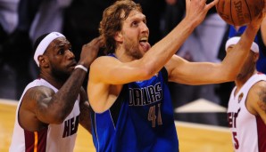 Dirk Nowitzki spielte 21 Jahre für die Dallas Mavericks.