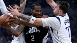 Kawhi Leonard gab in Spiel 2 sein Comeback für die L.A. Clippers.