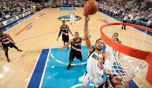 Mavs-Center Tyson Chandler sammelte gegen die Blazers 14 Punkte und 20 Rebounds