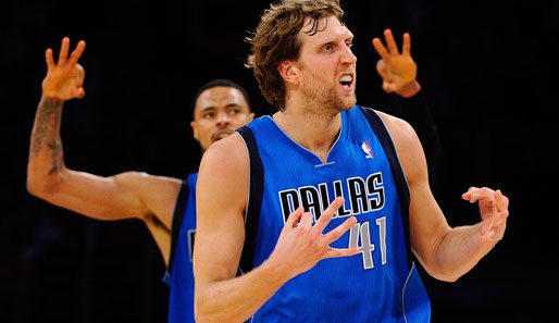 Superstar Dirk Nowitzki war mit 24 Punkten einmal mehr bester Spieler seines Teams