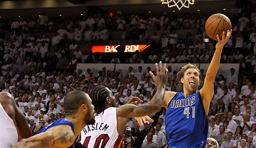 Dirk Nowitzki schoss die Mavs mit seinem Game-Winner zum Sieg in Spiel 2