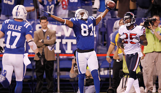 Reggie Wayne sorgte mit seinem Touchdown-Catch für den Sieg der Colts