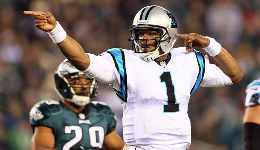 Cam Newton war gegen die Philadelphia Eagles nicht zu stoppen