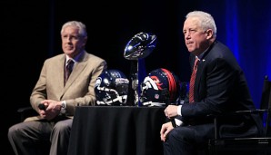 Pete Carroll (l.) und John Fox gaben gestern eine gemeinsame Pressekonferenz