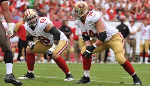 Joe Staley (r.) bleibt San Francisco auch weiterhin erhalten