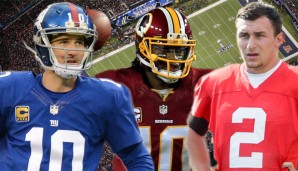 Wie können sich Eli Manning, Johnny Manziel und Robert Griffin III in der Preseason präsentieren?