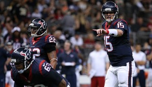 Ryan Mallett (r.) wird am Sonntag die Offensive Line der Texans dirigieren