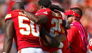 Jamaal Charles (M.) wird den Rest der Saison verletzt verpassen