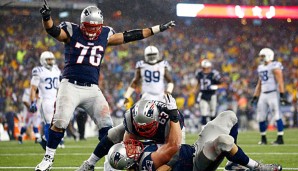 Sebastian Vollmer (l.) ist nach einer Gehirnerschütterung wieder im Kader der New England Patriots