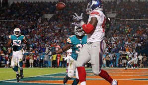 Will Tye fing einen der vier Touchdown-Pässe von Eli Manning