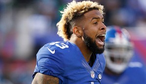 Giants-Receiver Odell Beckham brannten gegen Carolina mehrere Sicherungen durch