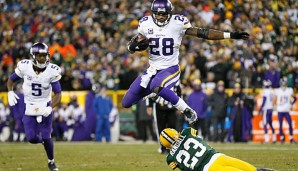 Adrian Peterson hatte schon vor Spielbeginn den Rushing-Titel sicher