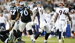 Die Broncos-Defense verzeichnete gegen Carolina gleich sieben Sacks