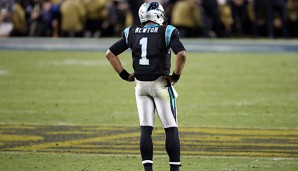 Cam Newton musste im Super Bowl gegen Denver gleich sechs Sacks einstecken