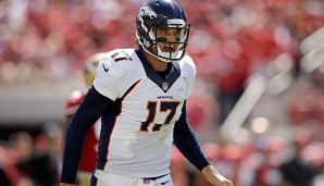 Brock Osweiler vertrat in der Vorsaison Peyton Manning - musste dann aber wieder Platz machen