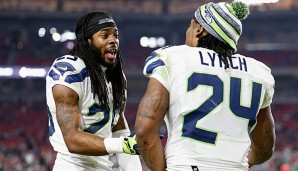 Richard Sherman (l.) hat mit Lynch einen Super Bowl nach Seattle geholt