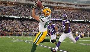 Jordy Nelson verzeichnete 2014 1.519 Receiving-Yards sowie 13 Touchdowns