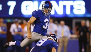 Josh Brown verwandelte 2015 30 von 32 Field Goals sowie 44 von 45 Extra-Points