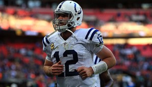 Andrew Luck steht nach vier Spielen bei acht Touchdown-Pässen und drei Interceptions