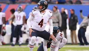 Bears-Kicker Connor Barth steuerte einen PAT-Fehlschuss zum neuen NFL-Rekord bei