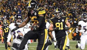 Le'Veon Bell erzielte zwei Touchdowns gegen die Ravens