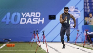 Auch Ezekiel Elliott trat beim 40-Yard-Dash an