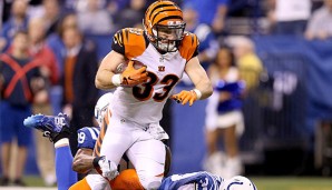 Rex Burkhead verzeichnete in der Vorsaison 74 Run-Versuche (344 YDS, 2 TD)