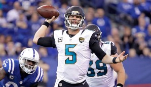 Blake Bortles erlebte in der Vorsaison nach einem vielversprechenden Jahr einen herben Rückschritt in seiner Entwicklung