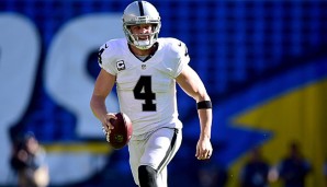 Derek Carr könnte schon bald seinen langfristigen Vertrag bei den Raiders unterschreiben