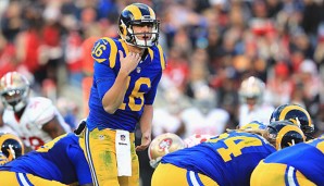 Jared Goff muss in seinem zweiten NFL-Jahr einen deutlichen Sprung nach vorne machen