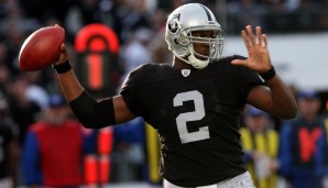 2007: JAMARCUS RUSSELL (1. Pick/Backup) - Sein Holdout im ersten Training Camp zwang ihn auf die Bank, erst Ende Dezember startete er. Russell verlor 8 der ersten 10 Starts und ist einer der größten Draft-Busts aller Zeiten. MISSERFOLG