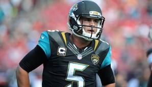 Blake Bortles muss in Jacksonville um seinen Job kämpfen