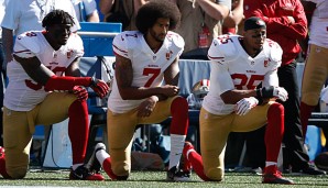 Colin Kaepernick sorgte mit seinem Protest während der Nationalhymne in der vergangenen Saison für Aufsehen