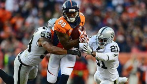 Demaryius Thomas hatte in der vergangenen Saison 90 Catches für 1.083 Yards und fünf Touchdowns