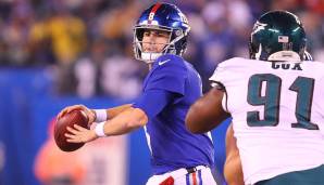 23. Daniel Jones, New York Giants. 4 Jahre (Vertrag bis 2024), Gesamtgehalt: 25,6 Millionen Dollar (6,4 Mio. durchschnittliches Jahresgehalt). Garantien: 25,6 Millionen Dollar.