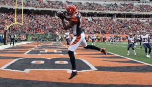 3. A.J. Green, WR, Cincinnati Bengals: Overall-Rating: 94 - Speed: 91 - Beschleunigung: 90 - Agilität: 94 - Stärke: 72