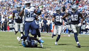 4. Delanie Walker, Tennessee Titans: Overall Rating: 93 - Awareness: 94 - Geschwindigkeit: 85 - Beschleunigung: 84 - Beweglichkeit: 84 - Stärke: 78