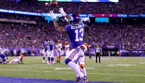 4. Odell Beckham Jr., WR, New York Giants: Overall-Rating: 93 - Speed: 94 - Beschleunigung: 94 - Agilität: 97 - Stärke: 49