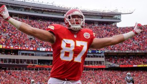 2. Travis Kelce, Kansas City Chiefs: Overall Rating: 94 - Awareness: 93 - Geschwindigkeit: 85 - Beschleunigung: 88 - Beweglichkeit: 87 - Stärke: 79