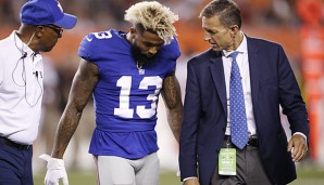 Odell Beckham verletzte sich im Preseason-Spiel gegen die Browns