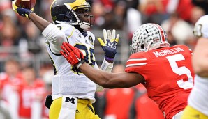 Raekwon McMillan (r) wurde von den Dolphins in Runde zwei gedraftet