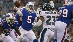 Tyrod Taylor könnte in Buffalo eine schwierige Saison erwarten