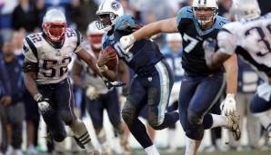 Patriots vs. Titans 40:23 (2006): Im letzten Spiel seiner Rookie-of-the-Year-Saison fand Vince Young in den Patriots seinen Meister. Young brachte nur 15 von 36 Pässen an, warf zwei Interceptions und musste fünf Sacks schlucken.