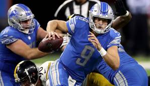 Matthew Stafford und die Lions konnten bei fünf Trips in die Red Zone keinen einzigen Touchdown erzielen