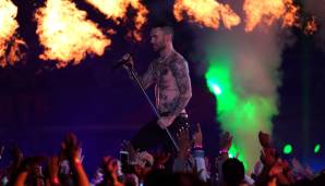 Im Februar 2019 waren im Mercedes Benz Stadium von Atlanta Maroon 5 Gast. Die Schmuse-Popper holten sich bei Super Bowl LIII aber auch noch Hilfe von ein paar ortsansässigen Rappern.